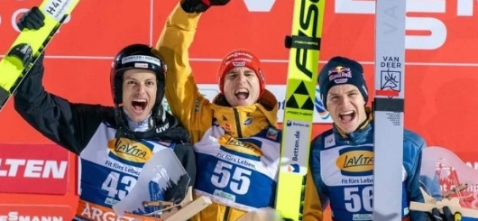 Gregor Deschwanden Karl Geiger Andreas Wellinger 