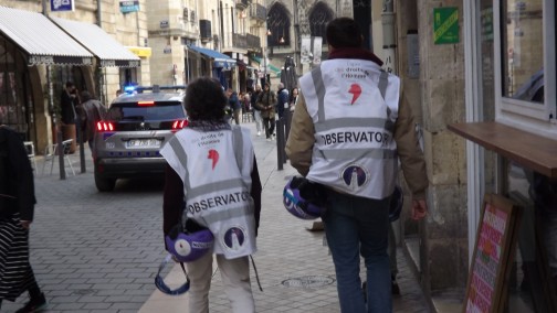 Bordeaux 25 mars 2025  "contre les violences policières"